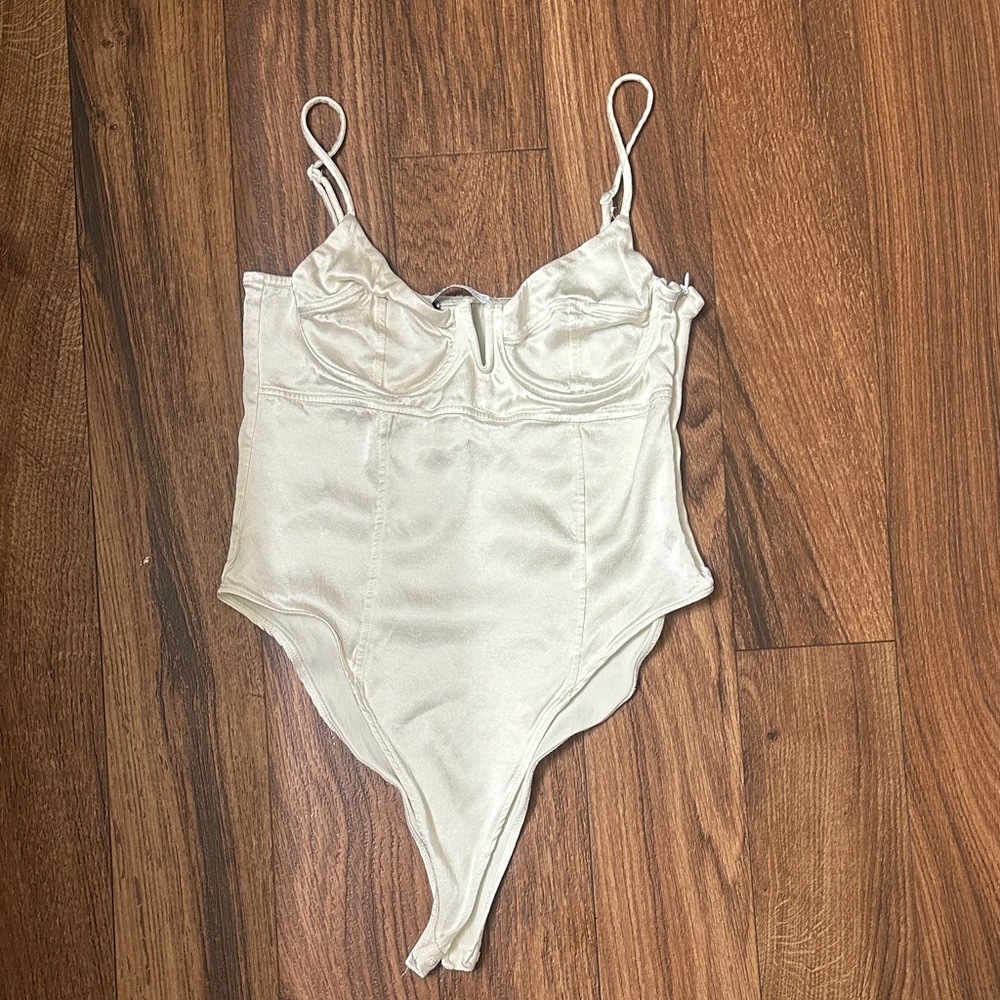 Zara Cream Top with Lace Details